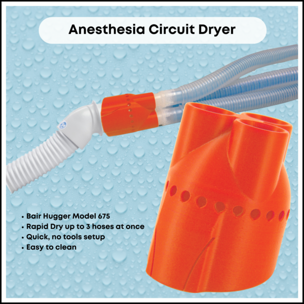 Anesthesia Circuit Dryer Adapter for the Bair Hugger Model 675 Patient Warmer