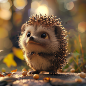 Hedgehog Frankie, cartoon image